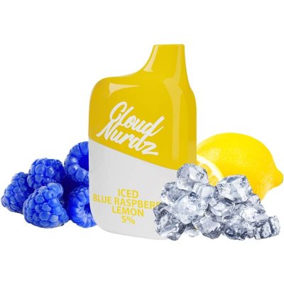 پاد یکبار مصرف 4500 پاف کلودنوردز تمشک آبی لیمو یخ | Disposable CLOUD NURDZ Blue Raspberry Lemon ICE