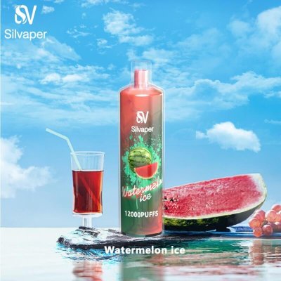 ویپ یکبار مصرف 12000 پاف سیلواپر هندوانه یخ | Disposable 12000 Puffs Silvaper Watermelon Ice